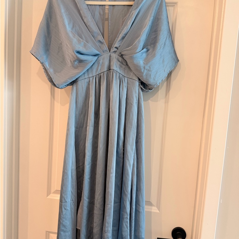 Showpo Light Blue Maxi Dress